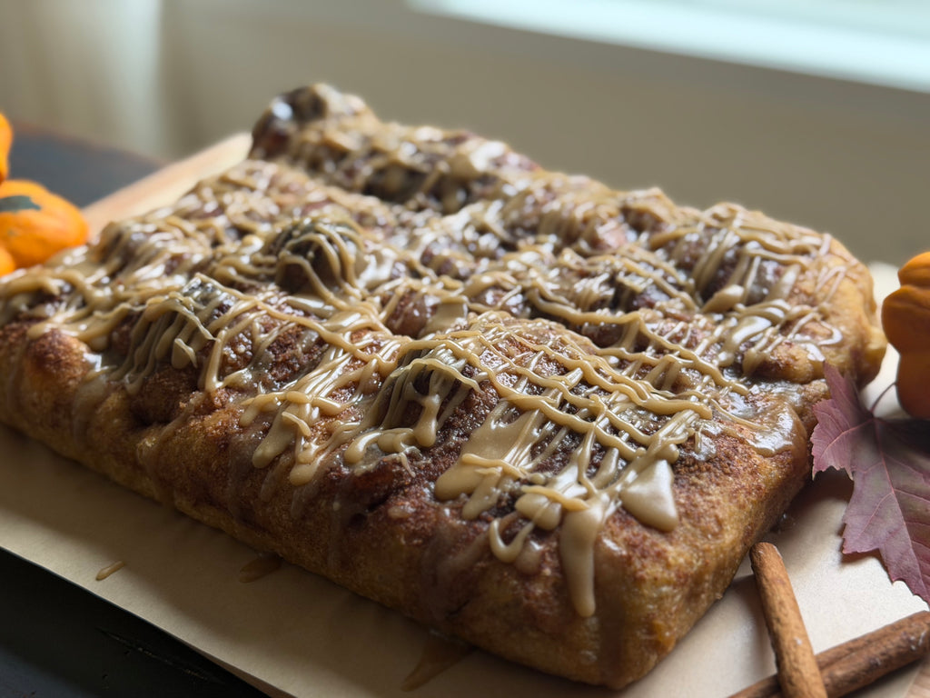 Pumpkin Maple Sourdough Focaccia