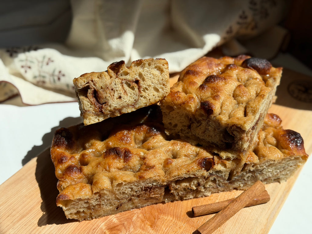 Saturday Brunch Loaf (Sticky Bun Focaccia)