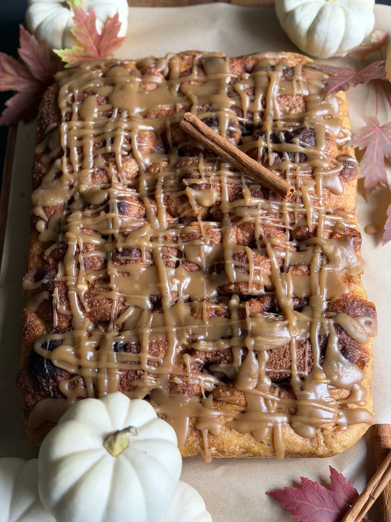 Pumpkin Maple Sourdough Focaccia