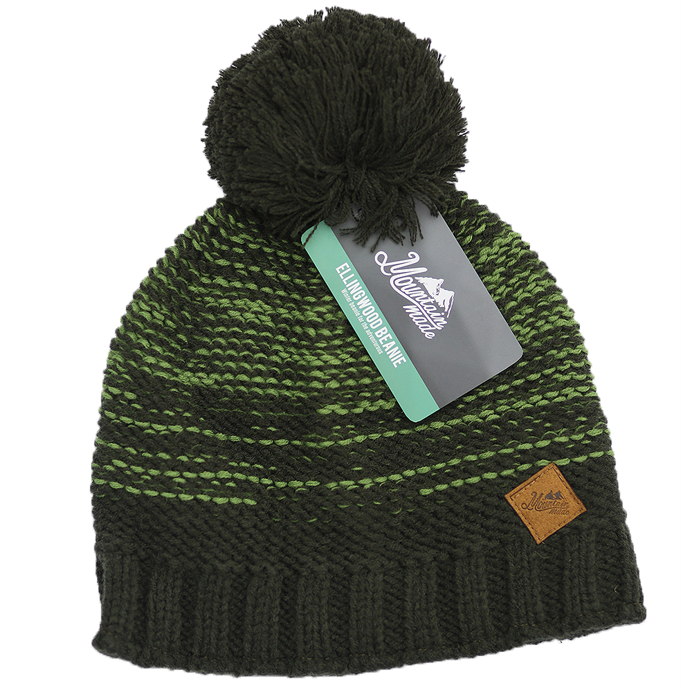 Mountain Made Winter Striped Beanie Hat