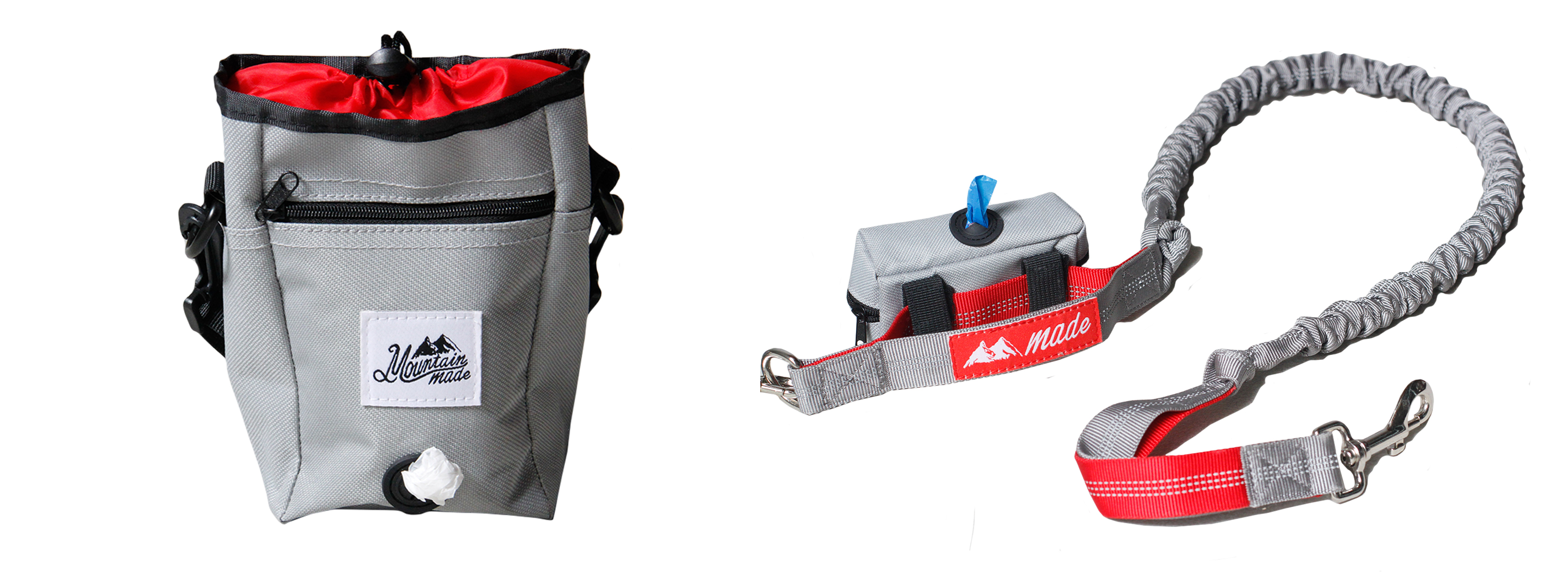 Treat pouch top for leash