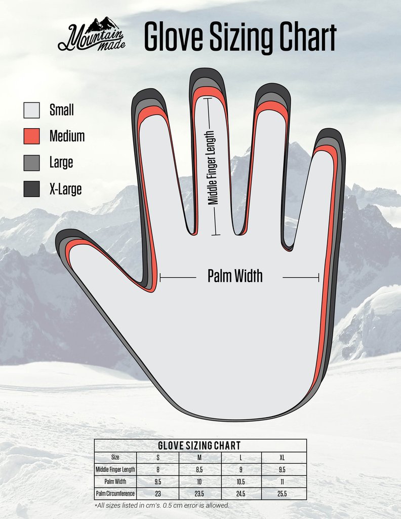handschuhe size Mountain Made Knit Gloves For Men and Women